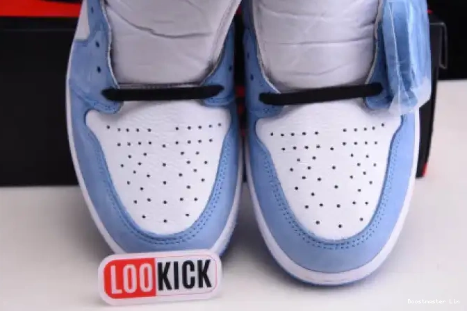 Boostmaster lin BLACK 1 WHITE BLUE UNIVERSITY RETRO 555088-134 JORDAN HIGH AIR 0505